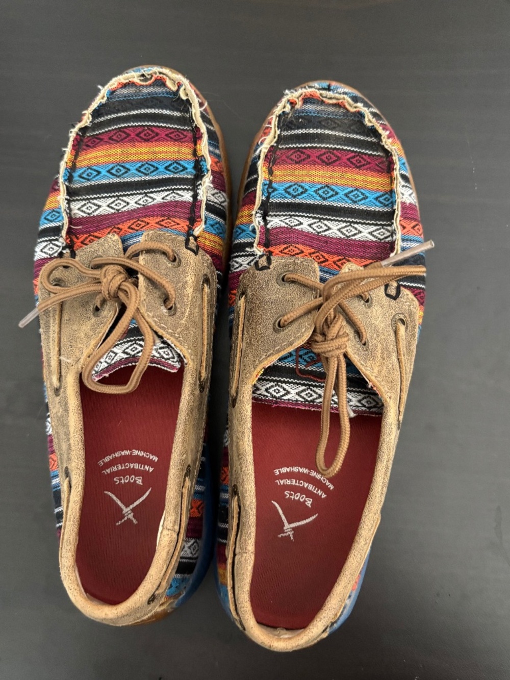 Twisted X Aztec Boat Shoes